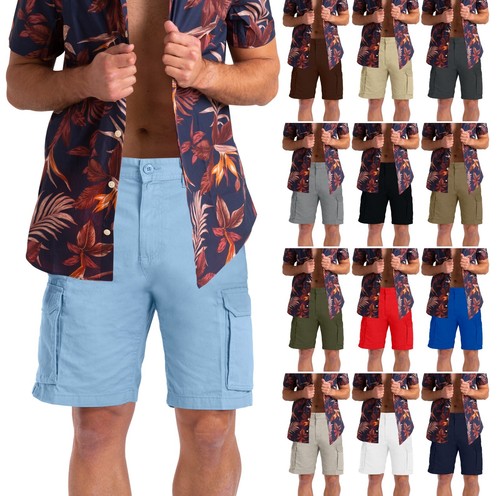 Herren cargo shorts - shorts, hose